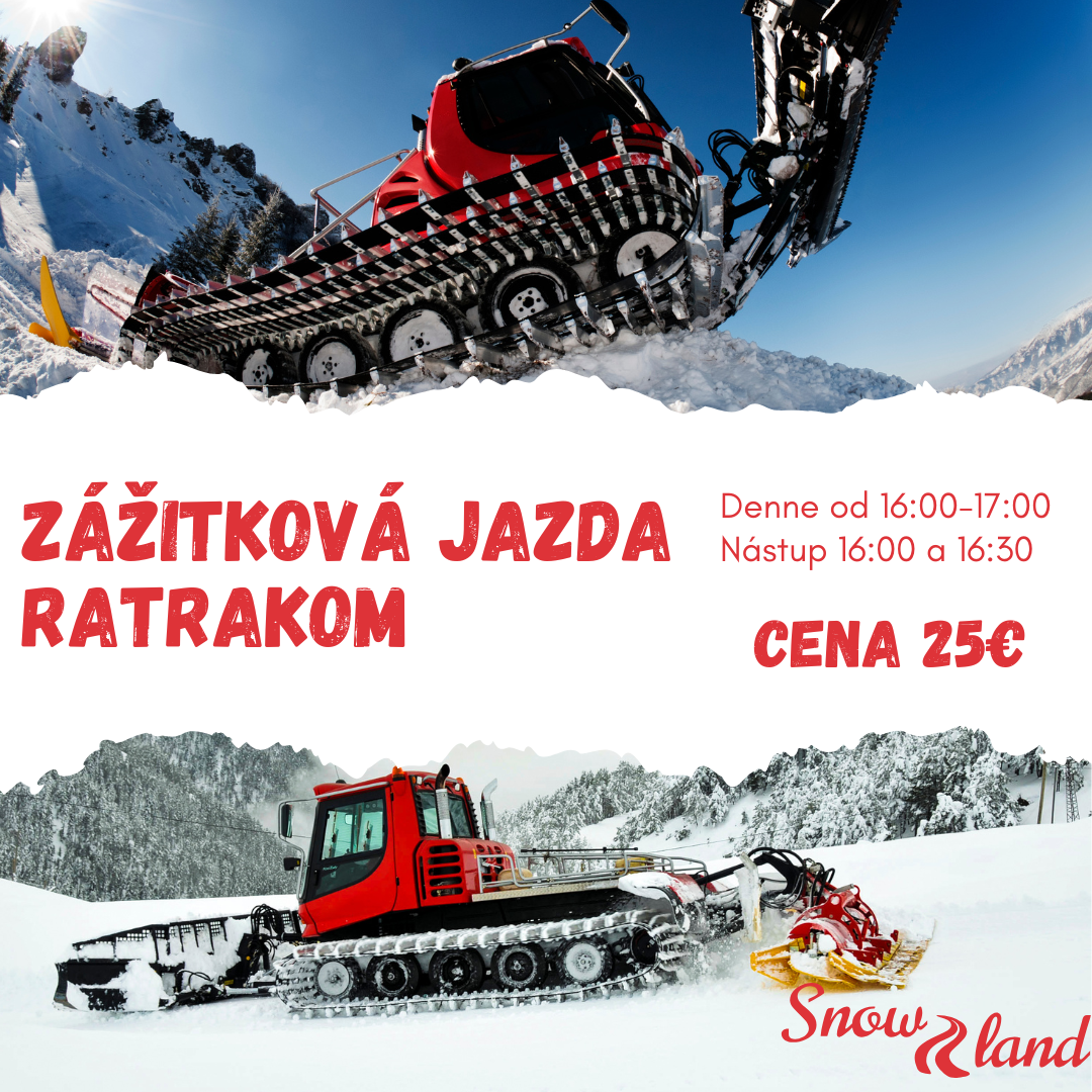 Zážitková jazda ratrakom