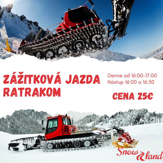 Zážitková jazda ratrakom