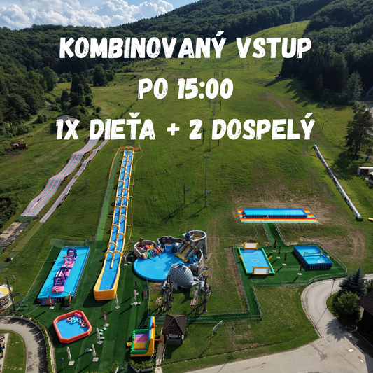 Kombinovaný po 15:00 - dieťa + 2 dospelý