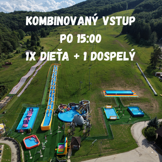 Kombinovaný po 15:00 - dieťa + 1 dospelý
