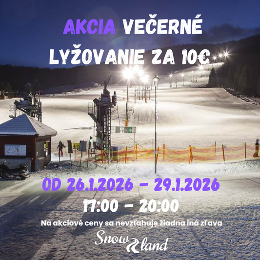 Večerné Lyžovanie za 10 €